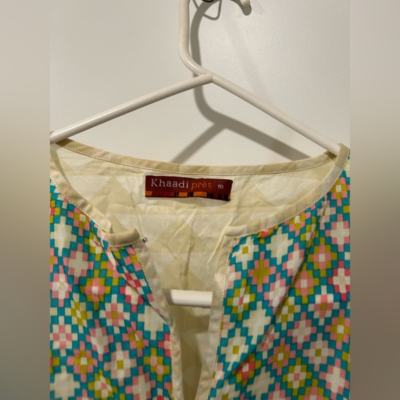 Colorful Geometric Patterned Dress - Picture 2 of 6